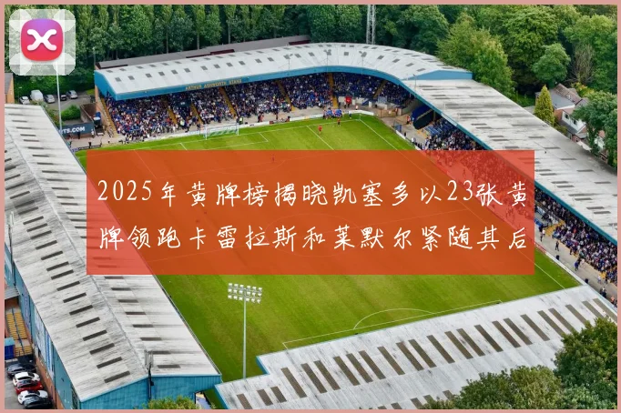 2025年黄牌榜揭晓凯塞多以23张黄牌领跑卡雷拉斯和莱默尔紧随其后